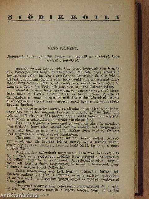 A három testőr/Husz év mulva/Bragelonne Vicomte I-IV.