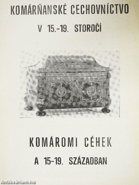 Komáromi céhek a 15-19. században