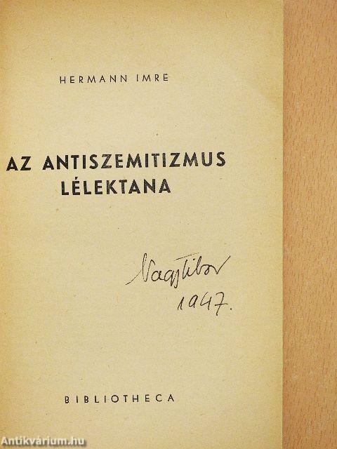 Az antiszemitizmus lélektana