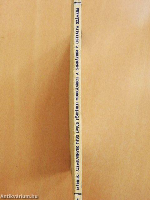 Szemelvények Titus Livius történeti munkájából