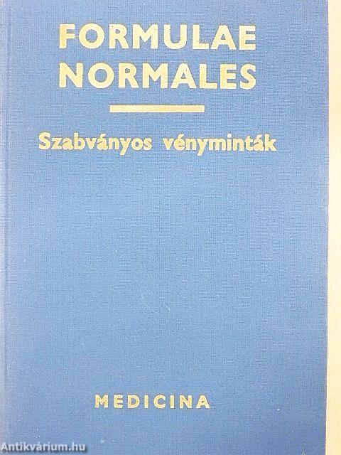 Formulae Normales V.