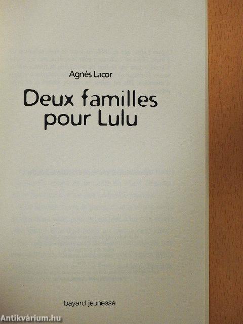 Deux familles pour Lulu