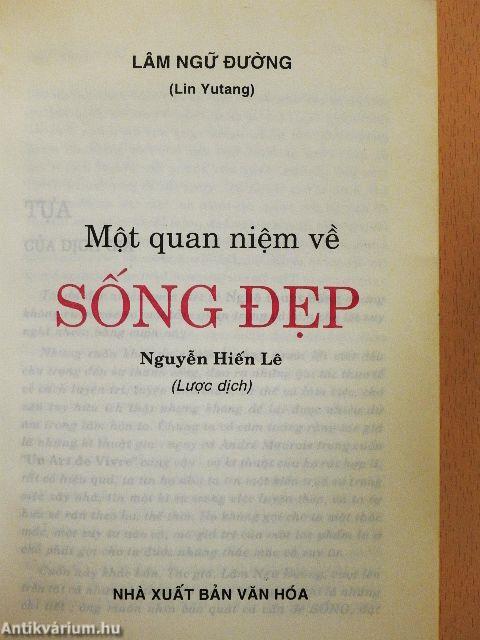 Mot Quan Niem Ve Song đep