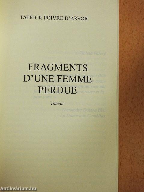 Fragments d'une femme perdue
