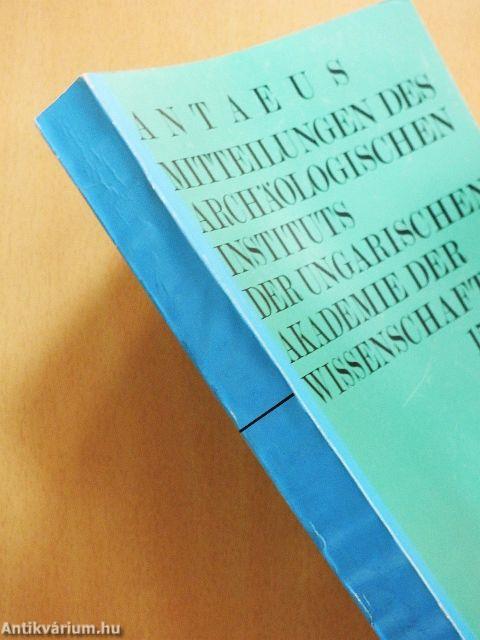 Antaeus - Mitteilungen des Archäologischen Instituts der Ungarischen Akademie der Wissenschaften 15/1986