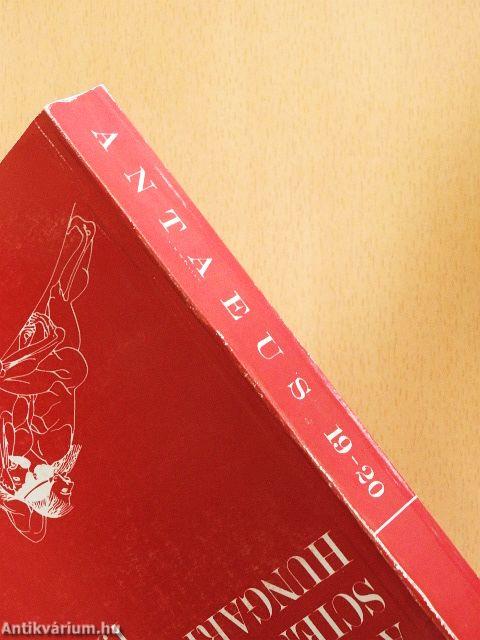 Antaeus - Communicationes ex Instituto Archaeologico Academiae Scientiarum Hungaricae 19-20/1990-1991