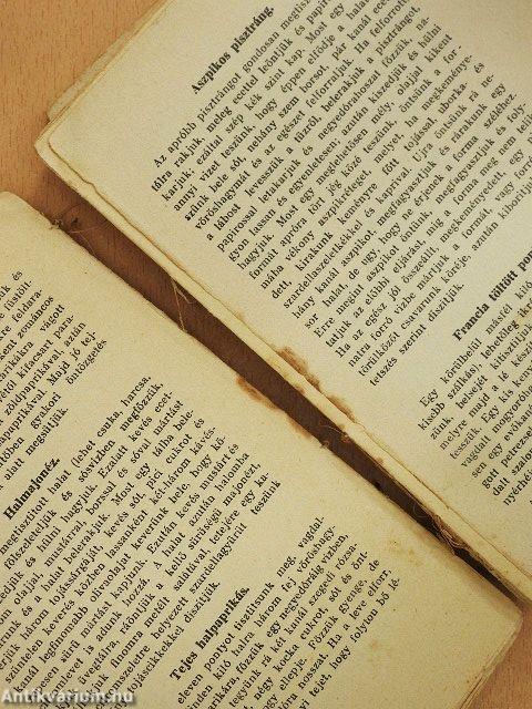 Az Uj Idők Receptkönyve (rossz állapotú)