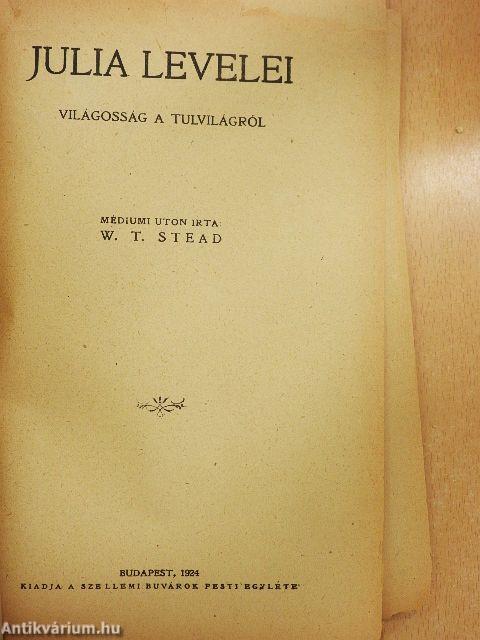 Julia levelei (rossz állapotú)