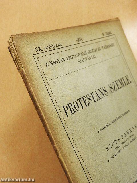 Protestáns Szemle 1908. január-december (rossz állapotú)