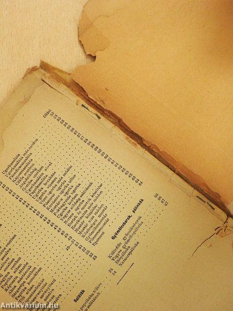 A cukornélküli befőzés (rossz állapotú)