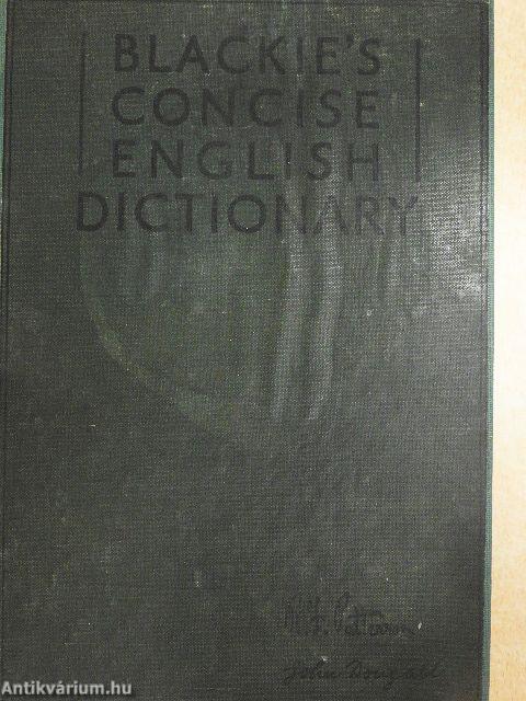 Blackie's Concise English Dictionary