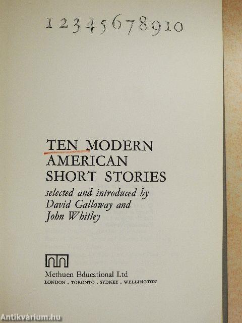 Ten Modern American Short Stories