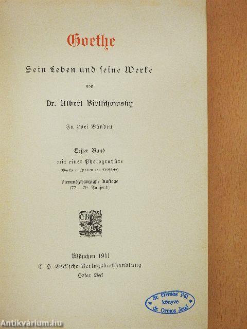 Goethe I-II. (gótbetűs)