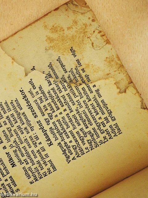 Magyar alföldi vőfénykönyv (rossz állapotú)