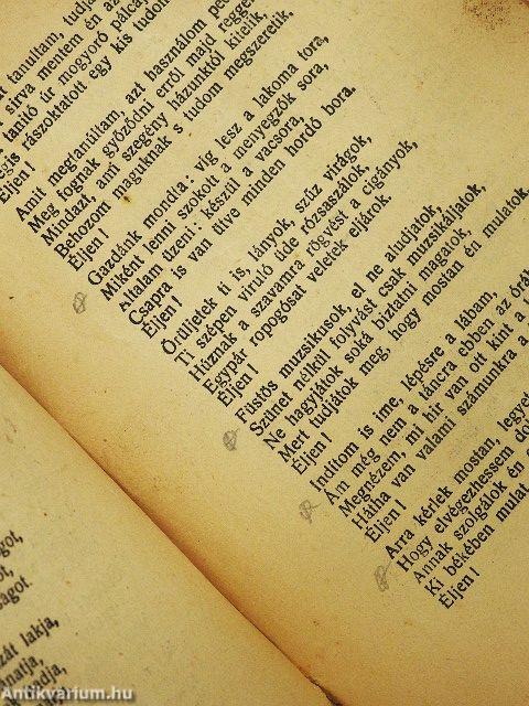 Magyar alföldi vőfénykönyv (rossz állapotú)