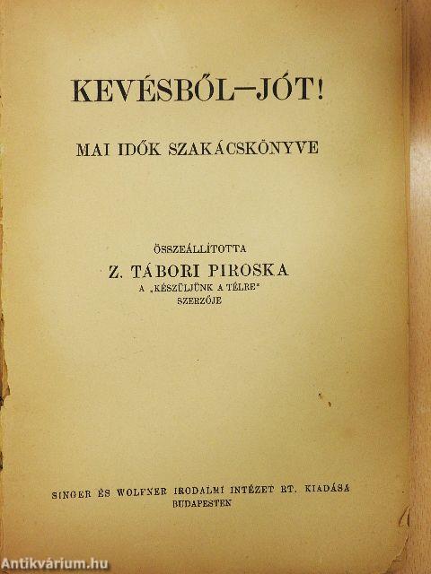 Kevésből - jót! (rossz állapotú)