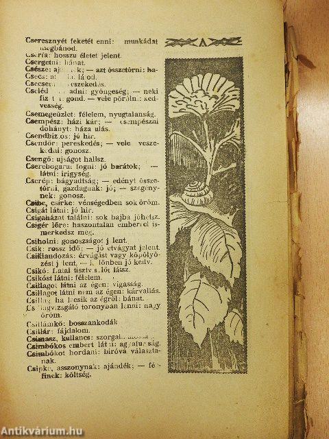Tutankamen fáraó egyiptomi óriás álmoskönyve (rossz állapotú)