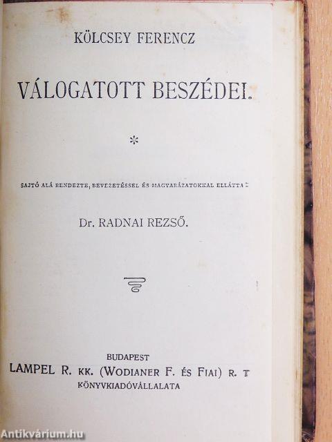 Kölcsey Ferencz elbeszélései/Kölcsey Ferencz válogatott beszédei