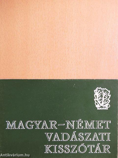 Magyar-német vadászati kisszótár