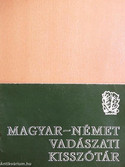 Magyar-német vadászati kisszótár