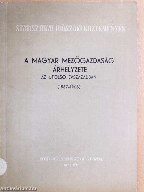 A magyar mezőgazdaság árhelyzete az utolsó évszázadban