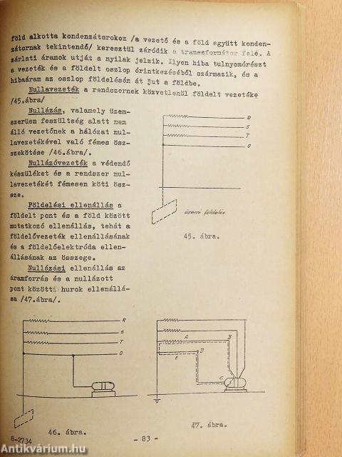 Villamos gépek üzemeltetése és az energiaellátás a mezőgazdaságban 