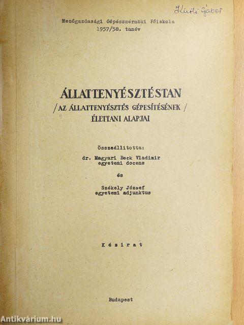 Állattenyésztéstan