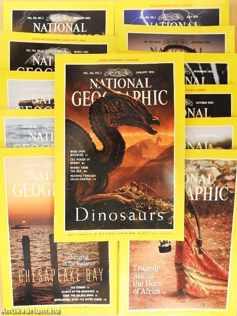 National Geographic January-December 1993