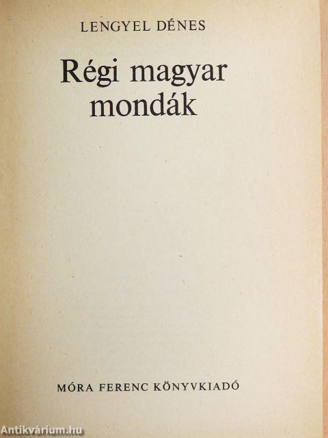 Régi magyar mondák