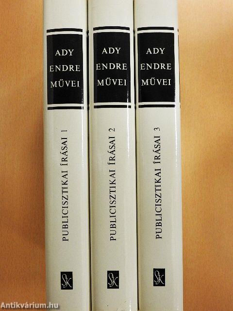 Ady Endre publicisztikai írásai 1-3.