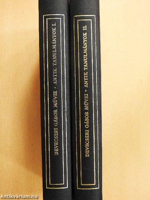 Antik tanulmányok I-II.