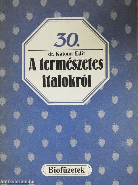 A természetes italokról