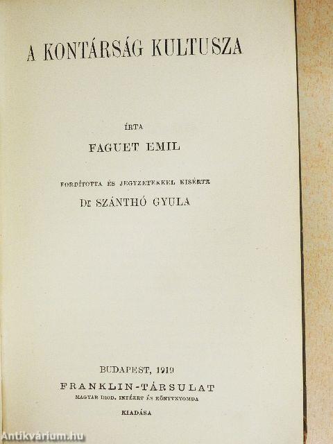 A kontárság kultusza