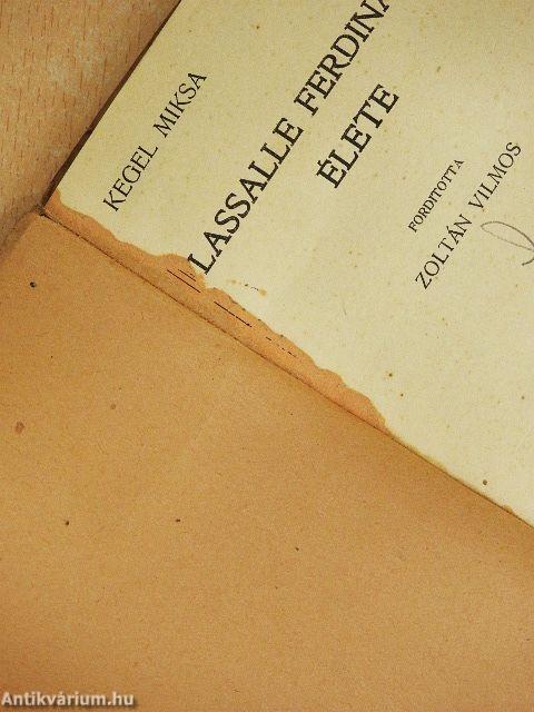 Lassalle Ferdinánd élete