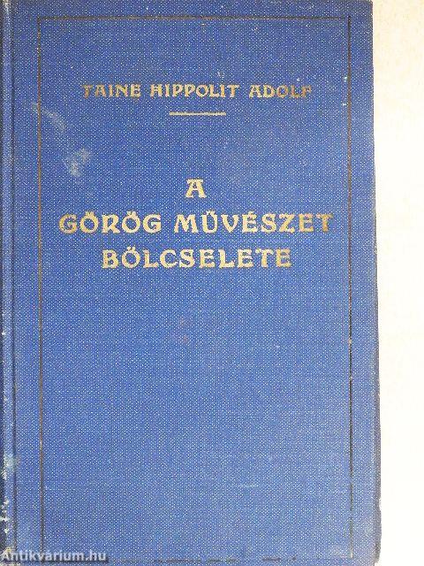 A görög művészet bölcselete