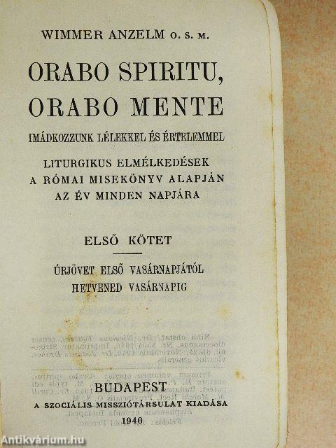 Orabo spiritu, orabo mente I-V.