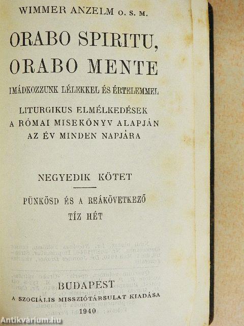 Orabo spiritu, orabo mente I-V.