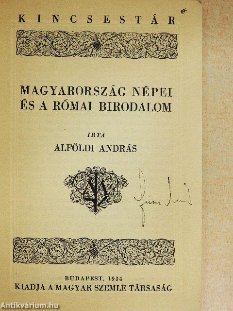 Magyarország népei és a Római Birodalom