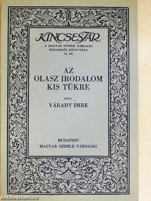 Az olasz irodalom kis tükre