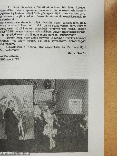 BűnRossz Versek Anthológiája 1994