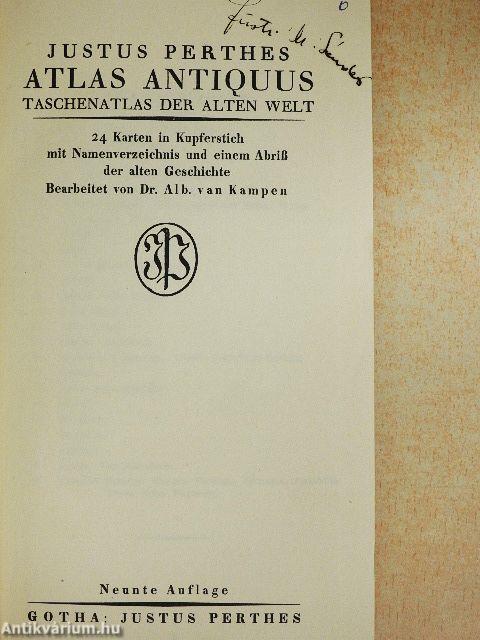 Justus Perthes' Atlas Antiquus
