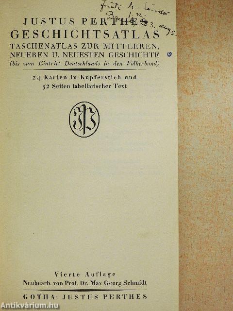 Justus Perthes' Geschichtsatlas