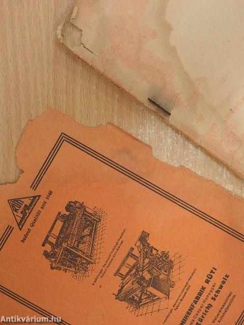 A szövőüzem gyakorlatából (rossz állapotú)