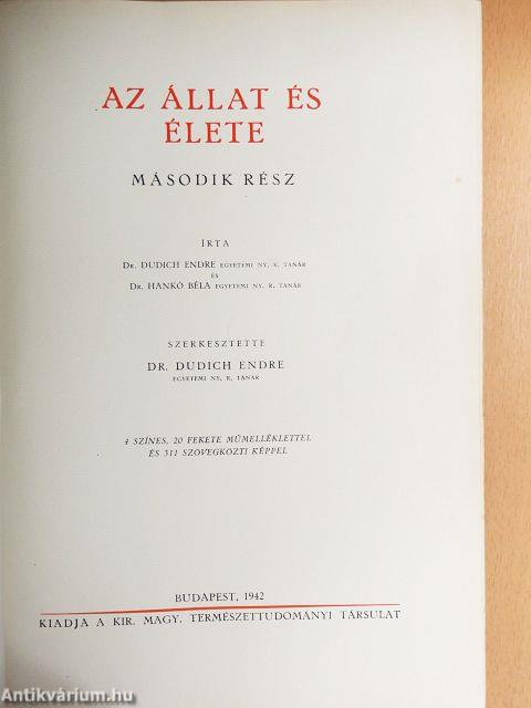 Az állat és élete II. (töredék)