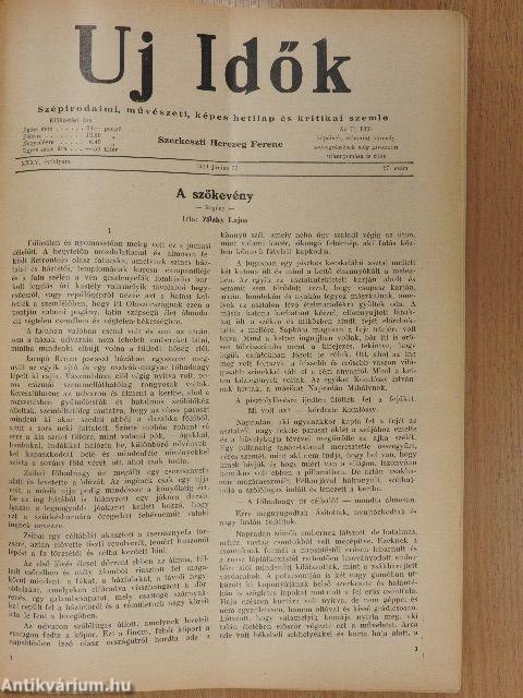 Uj Idők 1929. június-december (fél évfolyam)