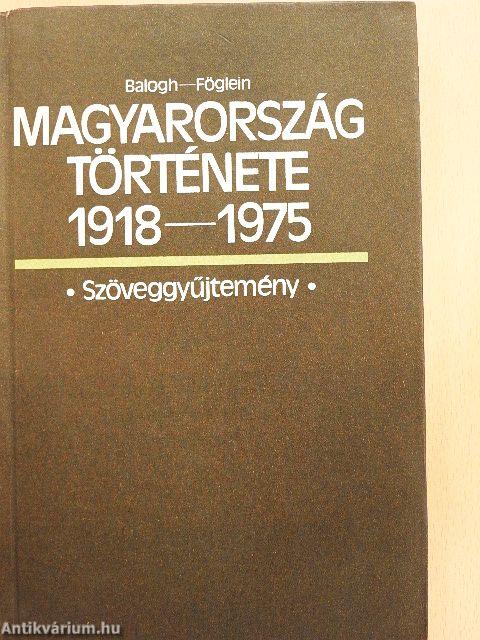 Magyarország története 1918-1975