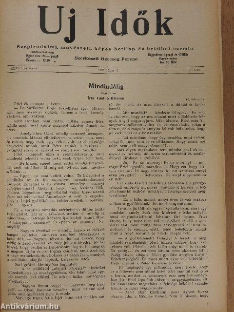 Uj Idők 1927. (nem teljes évfolyam)