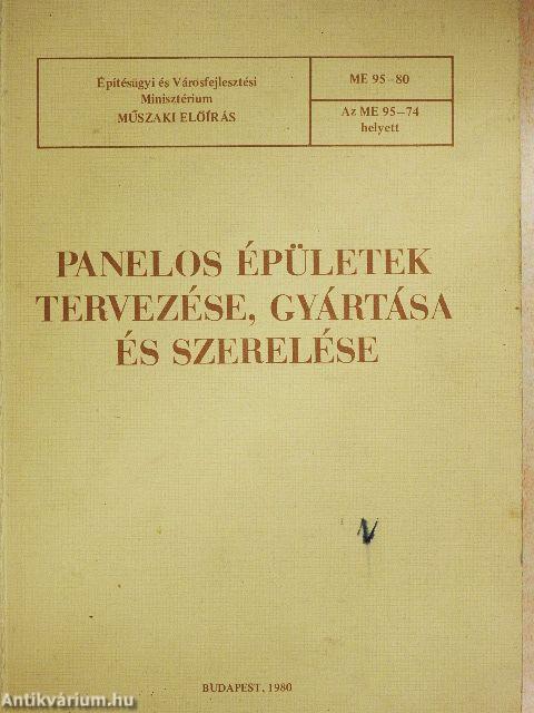 Panelos épületek tervezése, gyártása és szerelése