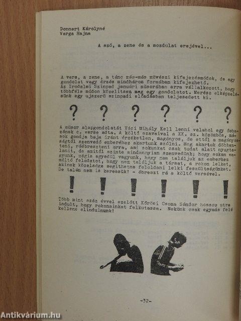 Steinmetz Miklós Gimnázium Évkönyve 1976-77.