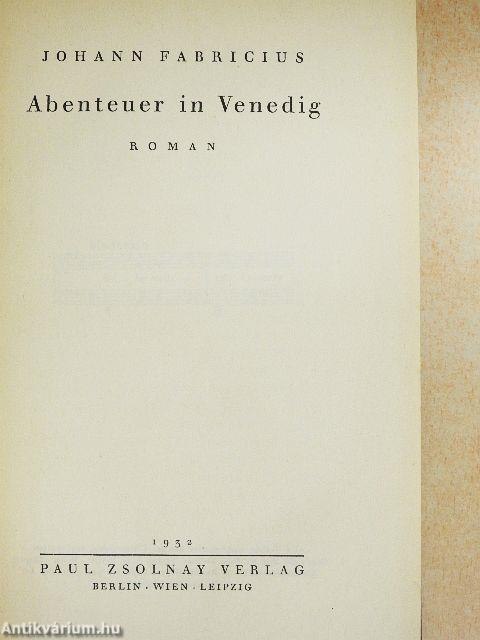 Abenteuer in Venedig